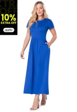 Vestido Mujer Azul Mp 69903