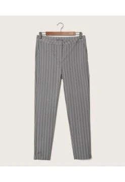 Pantalon Mujer Patprimo Gris Algodón