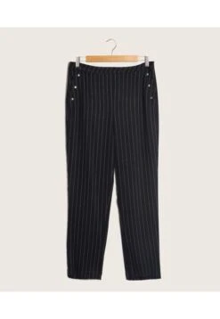 Pantalon Mujer Patprimo Moda Negro Viscosa