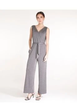 Enterizo Mujer Patprimo M/S Negro/jaspe Poliéster