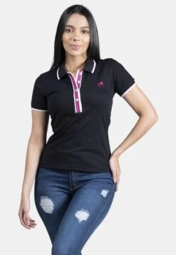 Polo Miller Negro Para Mujer