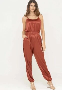 Enterizo Largo Liotta Café Ragged Pf11530091