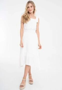 Vestido Ally Blanco Ragged Pf11511164