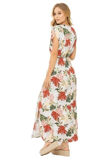 Vestido Amara Blanco Ragged Pf11511155 - Imagen 2