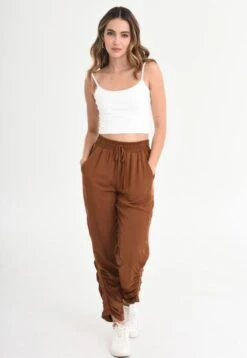Pantalon Harem Valdiri Café Ragged Pf12310336
