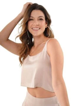 Top Amatista Beige Ragged Pf11112561