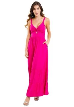Vestido Manila Fucsia Ragged Pf11511229