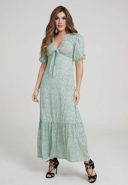 Vestido Tabata Verde Ragged Pf31511118