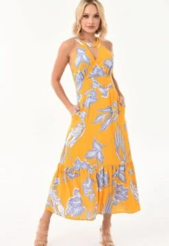 Vestido Sahara Amarillo Ragged Pf31511098