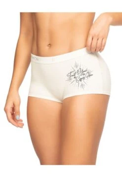 Bóxer Tiro Alto En Algodón Estampado Para Mujer Ref. 8010