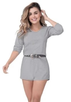 ENTERIZO CORTO MUJER GRIS 88641