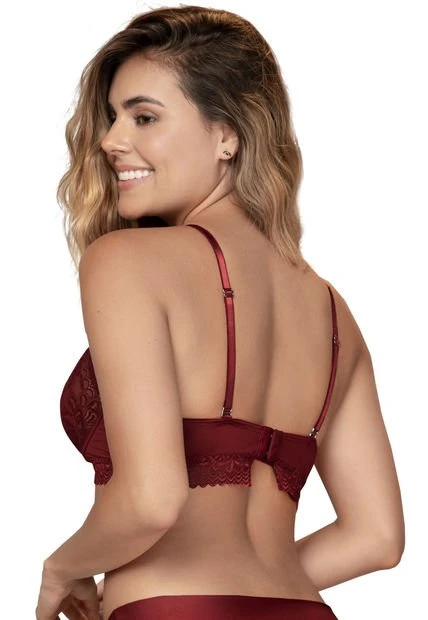 BRASIER MUJER VINOTINTO 78789 - Imagen 2
