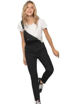 Overall Largo Para Mujer Negro Rutta