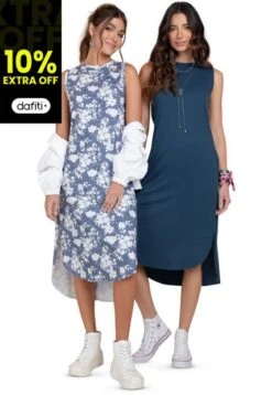 VESTIDO PAQ X2 MUJER MULTICOLOR 87476