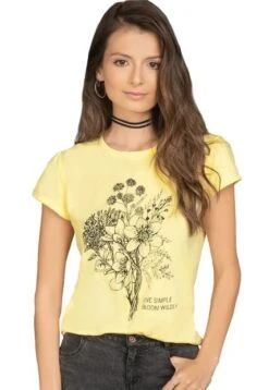Camiseta Mujer Amarillo Rutta 79526