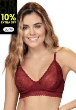BRASIER MUJER VINOTINTO 78789