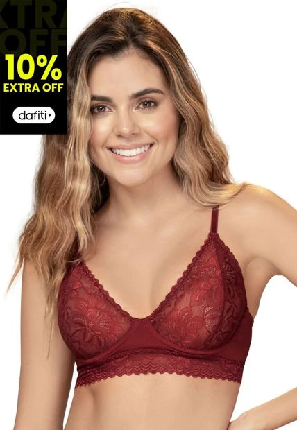 BRASIER MUJER VINOTINTO 78789