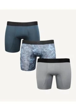 Boxer Hombre Seven Fleat Azul PackX3 Poliéster