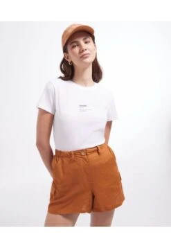 Camiseta Mujer Seven M/C Blanco Algodón