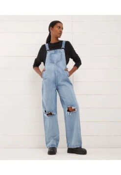 Enterizo Mujer Seven M/S Azul Algodón