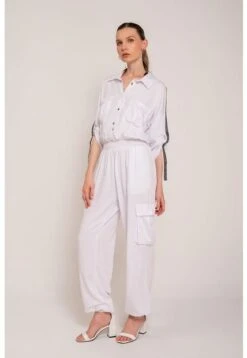 Enterizo Largo Blanco M