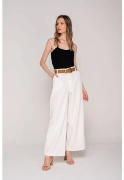 Pantalón Mom Fit Blanco S