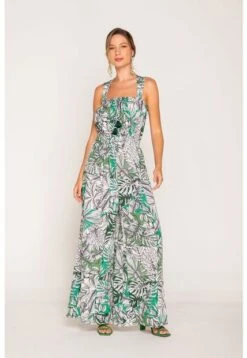 Enterizo Largo Estampado Est Verde L