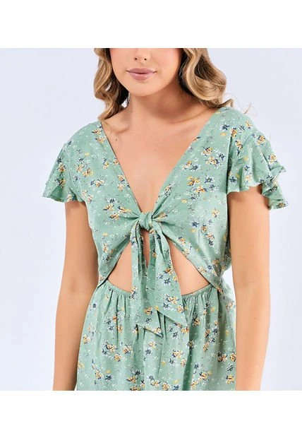 Vestido Verde Unser 826552 - Imagen 3