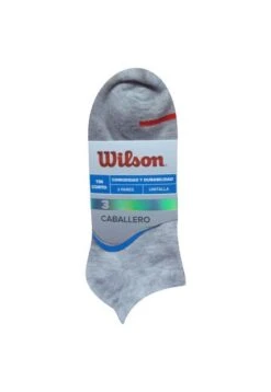3 Pares Medias Wilson Calcetines Para Caballero Tin Corto